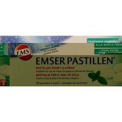 Emser sugar-free with menthol 30 pastilles