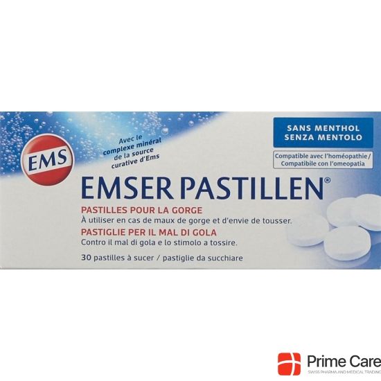 Emser without menthol 30 lozenges