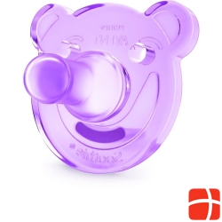 Avent Philips Soothie pacifier pink / purple 0-3 months 2 pcs