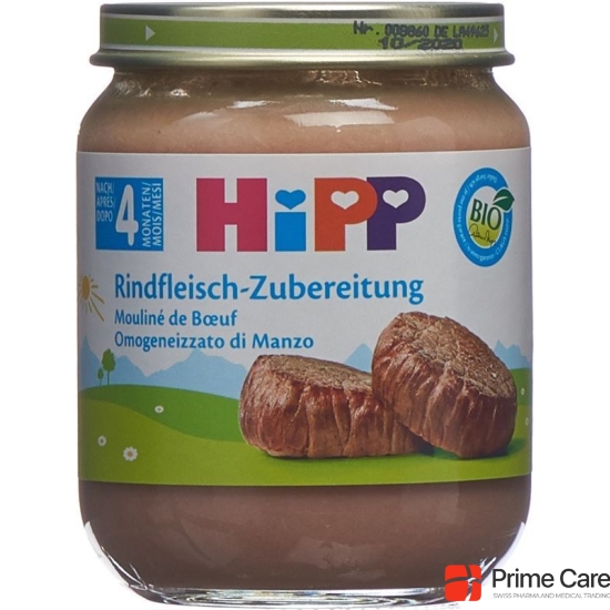 Hipp beef Preparation 4 months (new) 125 g