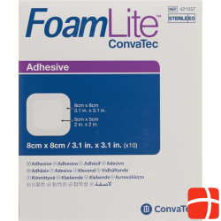 Foam Lite Convatec Silikon-Schaum 8x8cm 10 Stück