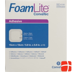 Foam Lite Convatec silicone foam dressing 15x15cm 10 pcs