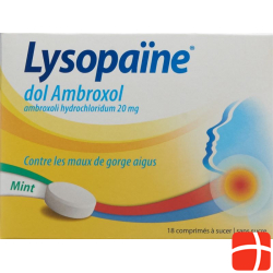 Lysopain Dol Ambroxol Mint 18 Stück