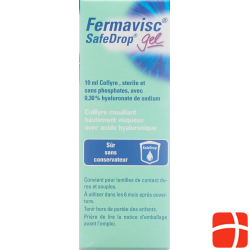 Fermavisc Safedrop Augengel 0.3% Tropfflasche 10ml
