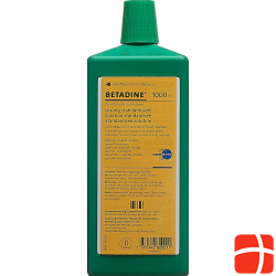 Betadine solution standardized Lös Fl 1000 ml