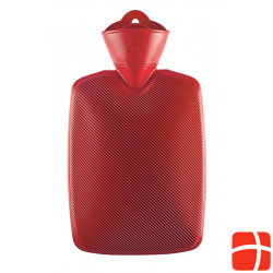 emosan Wärmeflasche Halblamelle Rot 1.8L