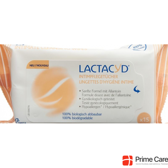 Lactacyd Intimpflegetücher 15 Stück buy online