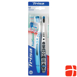 Trisa Feelgood Smart Clean Toothbrush Duo Medium