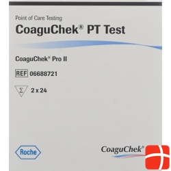 CoaguChek PT Test German / Italian / Dutch / French 2 x 24 pcs