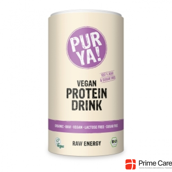 Purya! Vegan Protein Drink Raw Energy Bio 550g buy online