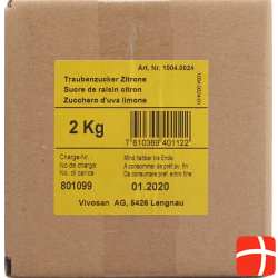 Vitalp Traubenzucker Zitrone 2kg