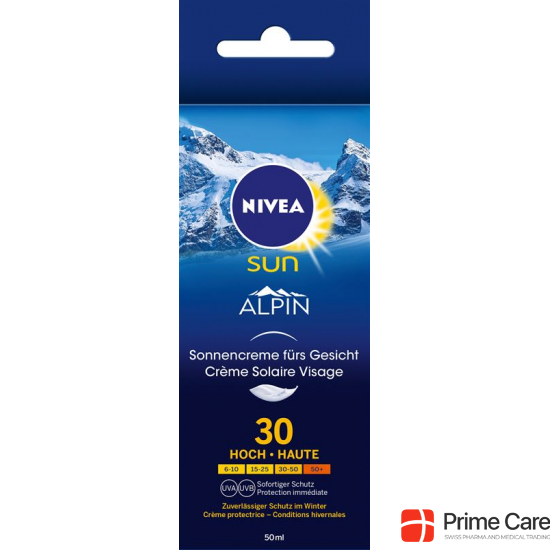 Nivea Sun Alpin Sonnencreme Gesicht LSF 30 50ml buy online