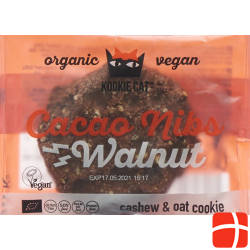 Kookie Cat Cacao Nibs Walnut Cookie 50g