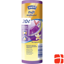 Swirl Duft-Müllbeutel 20L Lavendel-Vanille 12 Stück