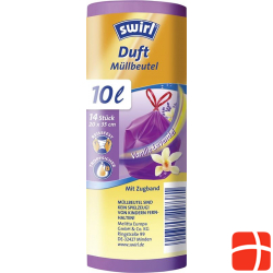 Swirl Duft-Müllbeutel 10L Lavendel-Vanille 12 Stück