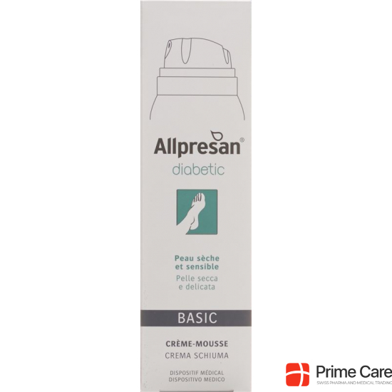 Allpresan Diabetic Schaumcr Basis 5% Urea 125ml buy online