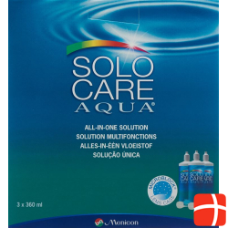 Solocare Aqua All-in-one 3 Flaschen 360ml