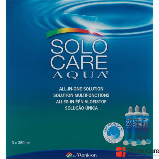 Solocare Aqua All-in-one 3 Flaschen 360ml buy online