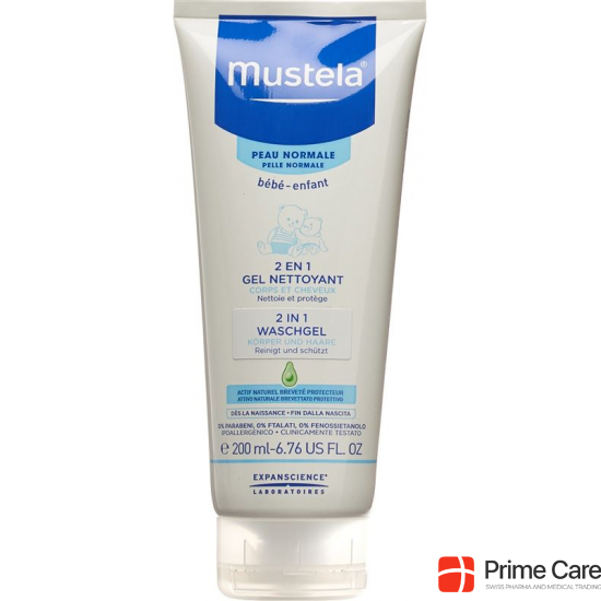 Mustela 2in1 Waschgel Normale Haut Tube 200ml buy online