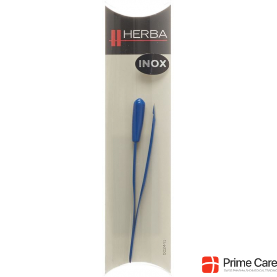 Herba tweezers inclined inox blue buy online