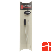 Herba tweezers inclined inox white