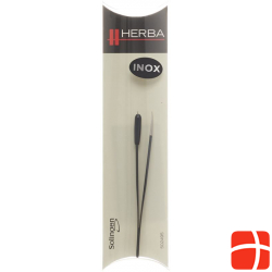 Herba tweezers pointed inox black