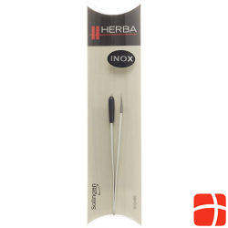 Herba tweezers pointed inox white