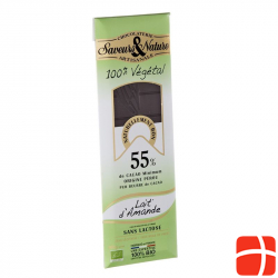 Saveurs Nature Schokolade 55% Mandeldr 10x 100g