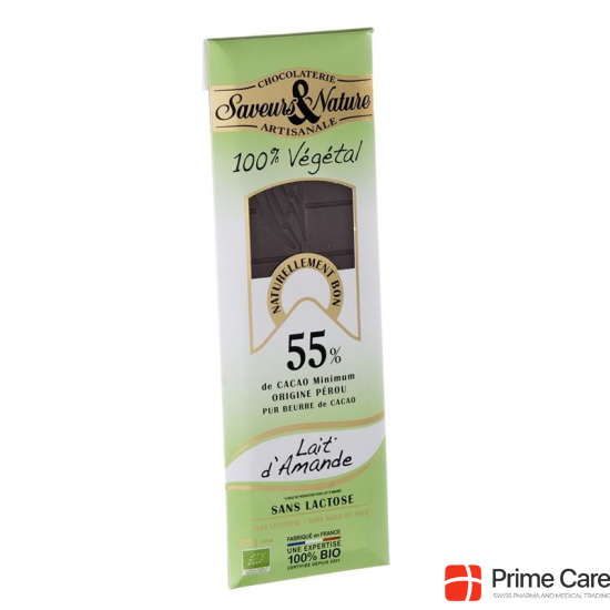 Saveurs Nature Schokolade 55% Mandeldr 10x 100g buy online