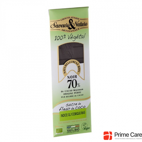 Saveurs Nature Schokolade 70% Kokosbluet 10x 100 buy online
