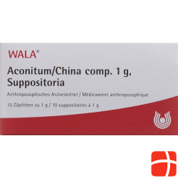 Wala Aconitum/china Comp Zäpfchen 1g 10 Stück