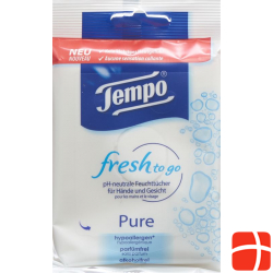 Tempo Fresh To Go Pure Tuecher 10 Stück