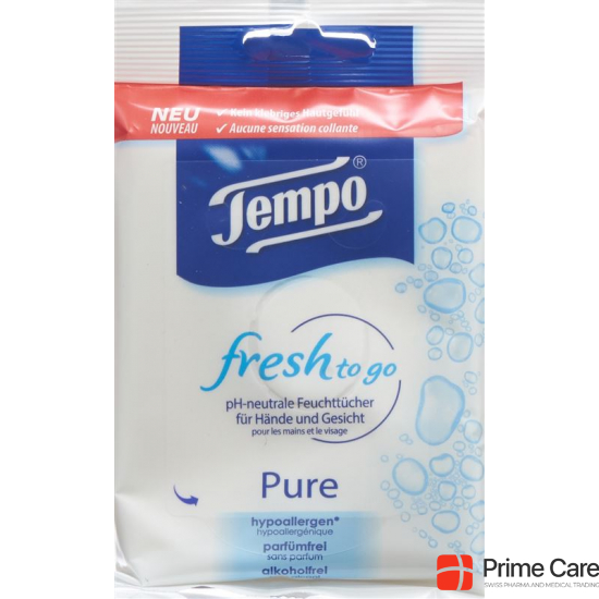 Tempo Fresh To Go Pure Tuecher 10 Stück buy online