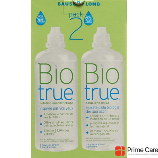 Bausch & Lomb Biotrue All-in-one Lösung 2x 300ml buy online