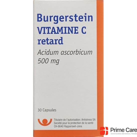 BURGERSTEIN Vitamin C Ret capsules 500 mg buy online