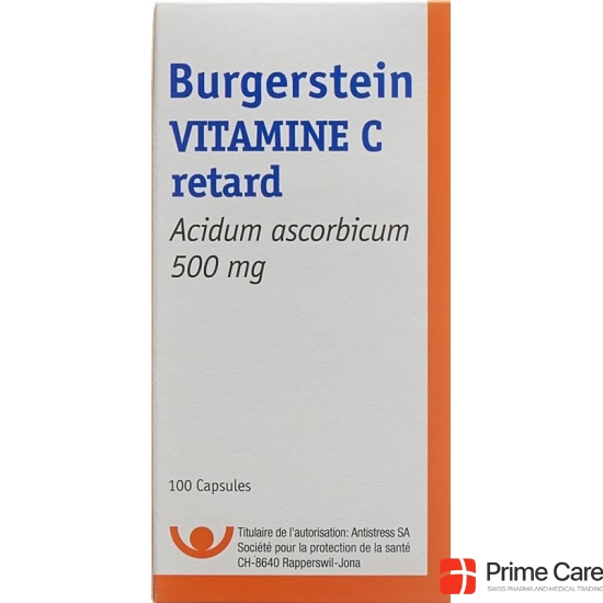 BURGERSTEIN Vitamin C Ret capsules 500 mg buy online