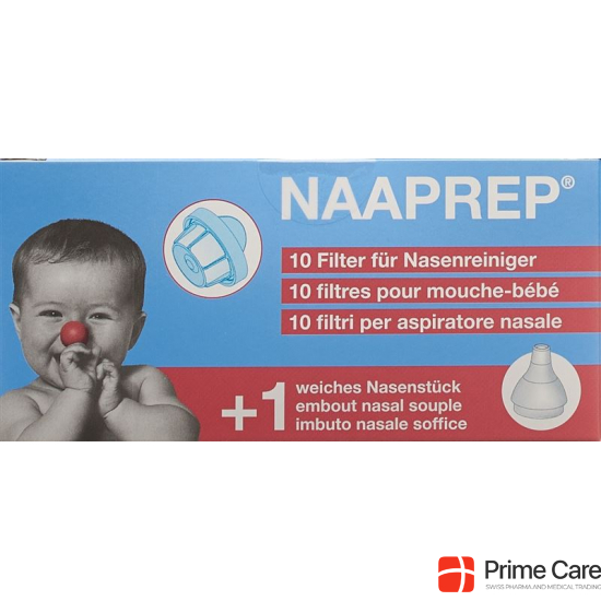 Naaprep Filter nose cleaner 10 pieces + 1 nose piece buy online