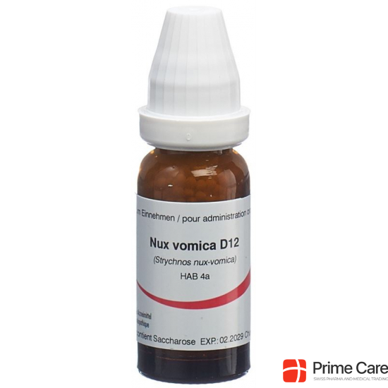 Omida Nux Vomica Globuli D 12 14g buy online