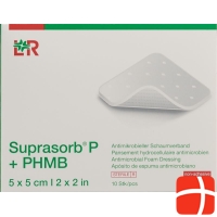 Suprasorb P+phmb Schaumverband 5x5cm 10 Stück