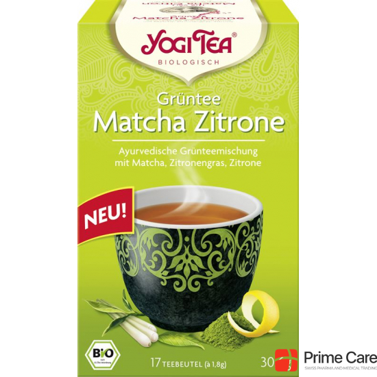 Yogi Tea Grüntee Matcha Zitrone 17 Beutel 1.8g buy online