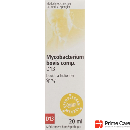 Spenglersan Mycobacter Bovis Comp D 13 Spray 20ml buy online