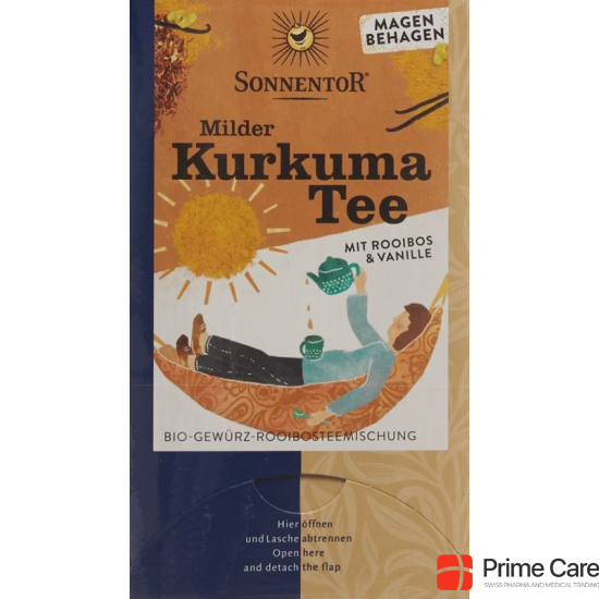 Sonnentor Milder Kurkuma Tee Beutel 18 Stück buy online