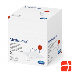 Medicomp Bl 4 Fach S30 7.5x7.5 Steril 100x 2 Stück
