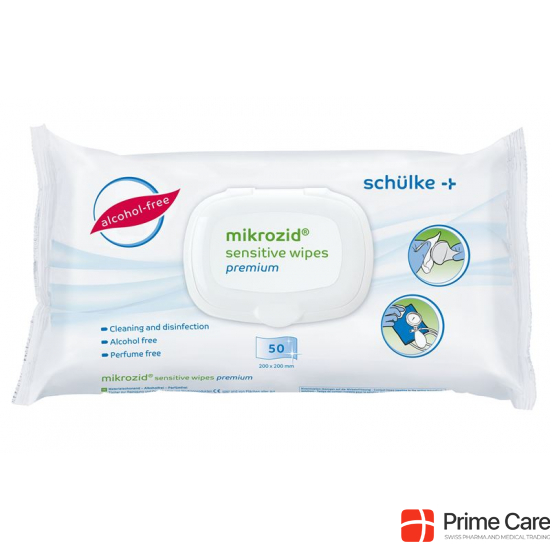 Mikrozid Sensitive Wipes Premium 50 Stück buy online