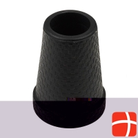 Ossenberg Krückenkapsel M Stahleinla 19mm Schwarz