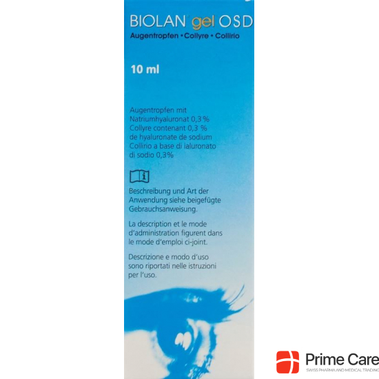Biolan Gel OSD Augentropfen Natriumhyaluronat 0.3% Flasche 10ml buy online