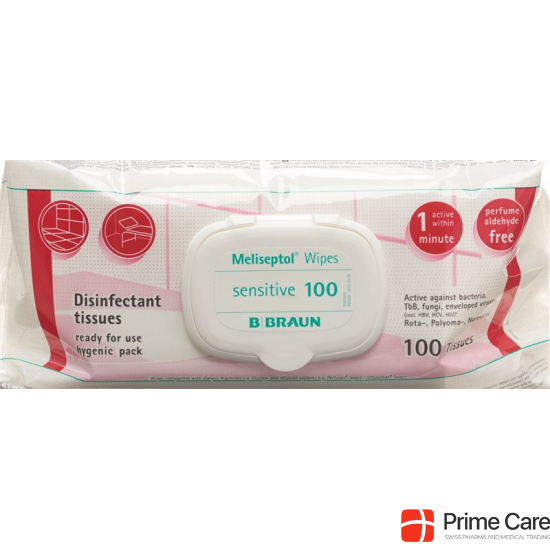 Meliseptol Wipes Sensitive 100 (flow pack) buy online