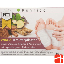 Kenrico Kräuterpflaster Zimt Gins Kelp Konj 10 Stück