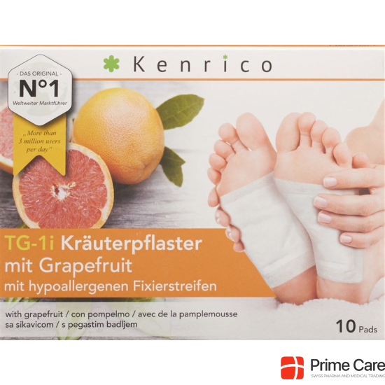 Kenrico Kräuterpflaster Grapefruit 10 Stück buy online