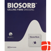 Biosorb Gelling Fibre Gelfa Wundauflagen 15x15cm 5 Stück